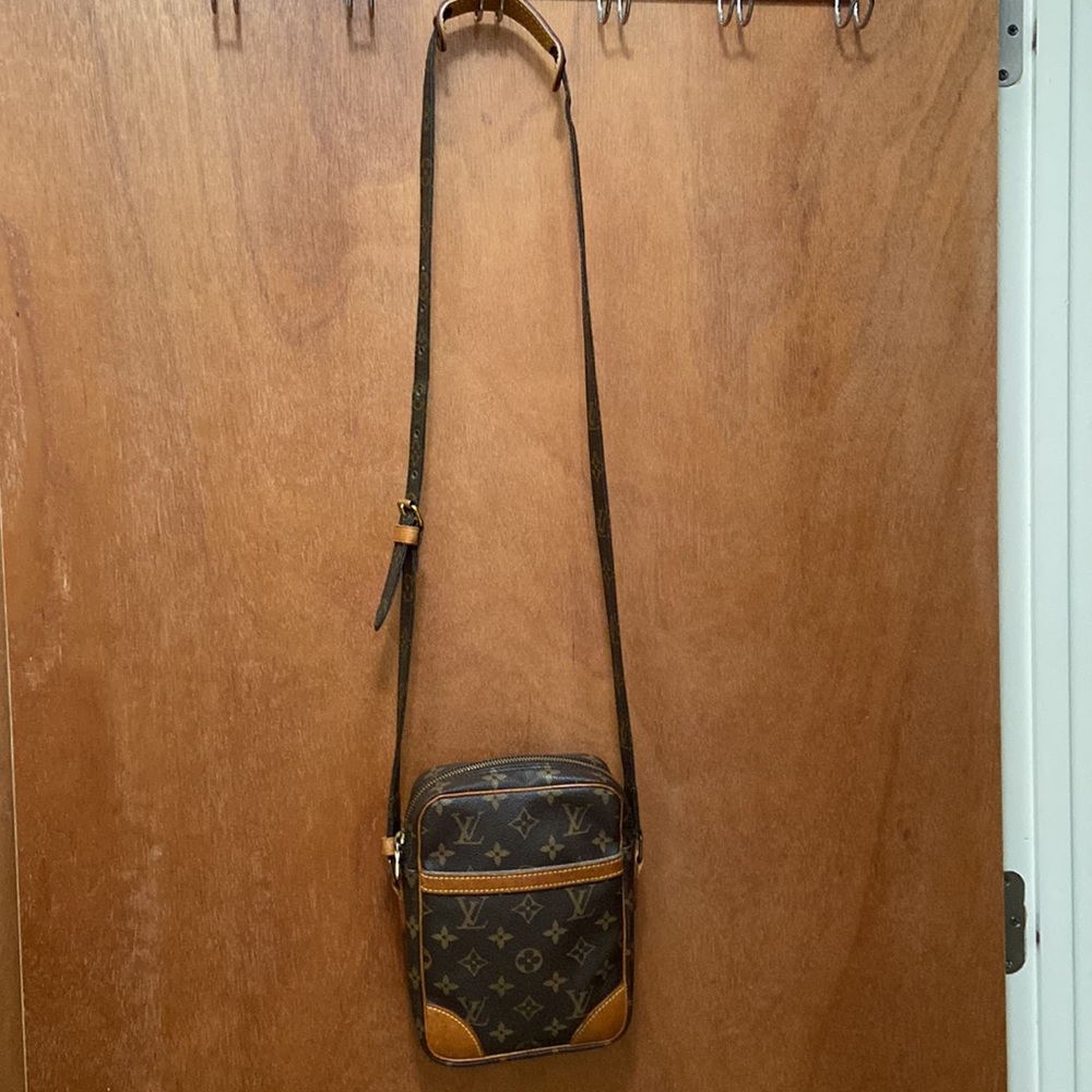 Authentic Louis Vuitton Danube PM Monogram Crossbody Bag